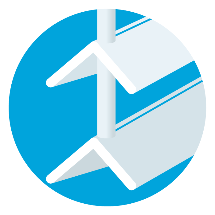 Product Icon - Rocket Rack® Double Trapeze Mount Product Icon - Rocket Rack® Double Trapeze Mount