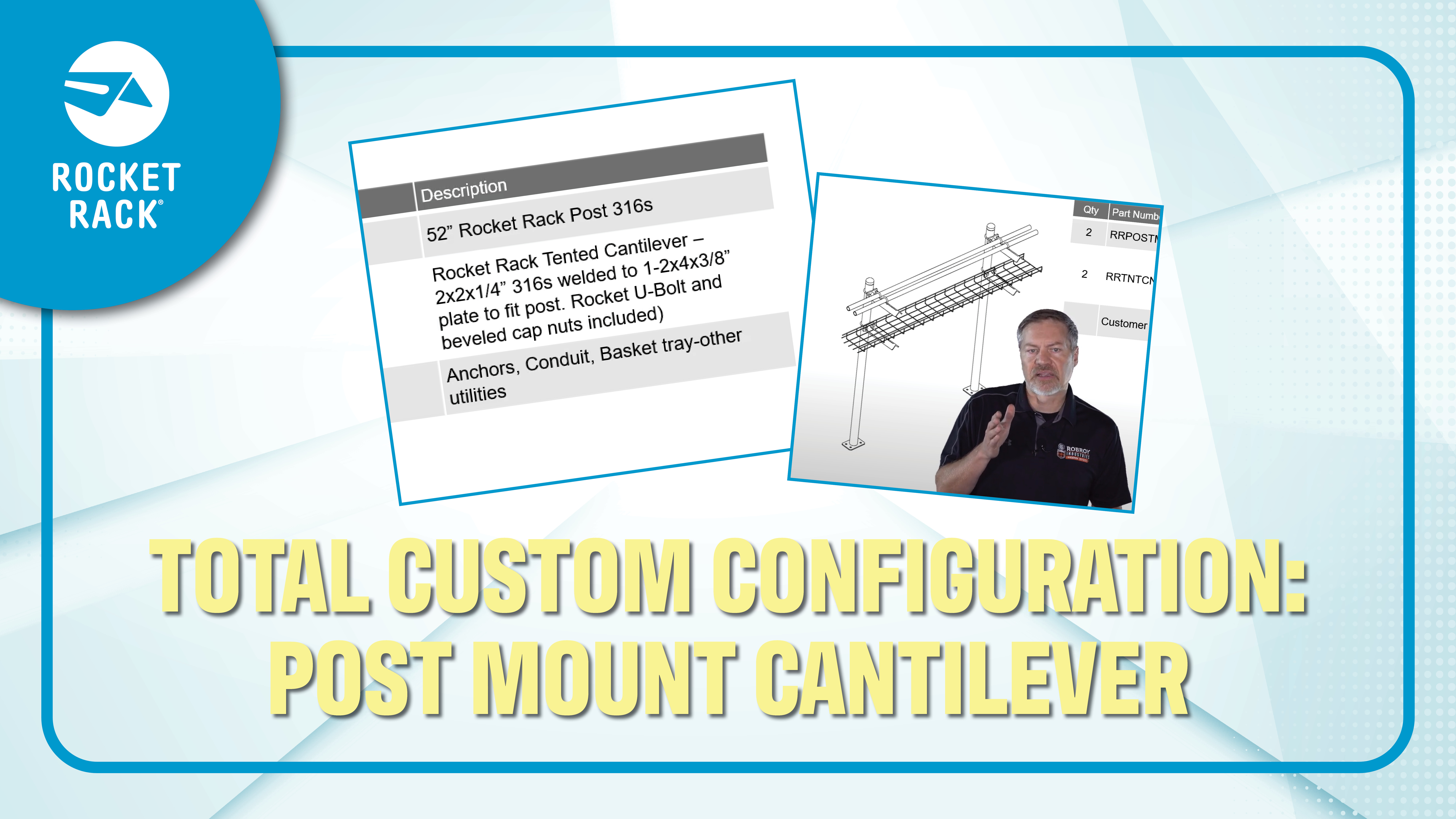 Post Mount Cantilever