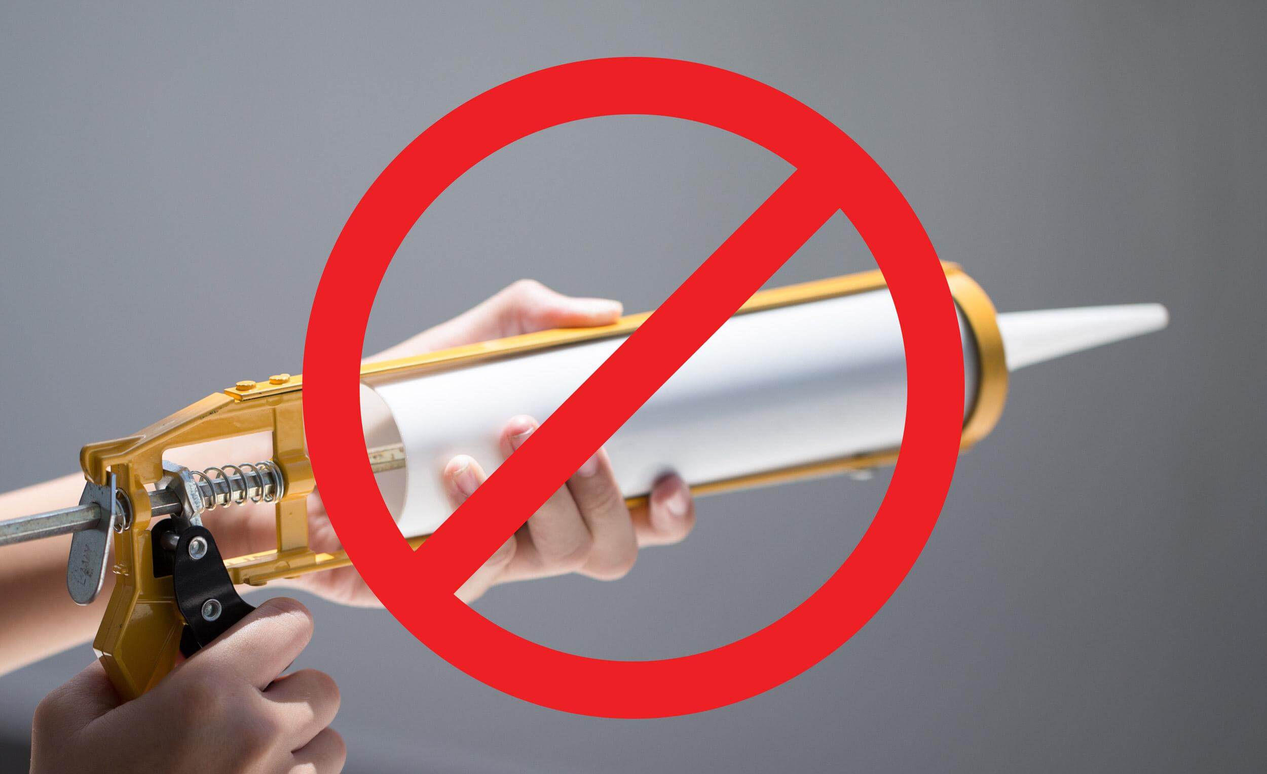 Caulk or Sealant Is NOT required with Rocket Plate or Spacer